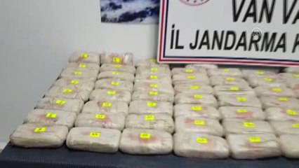 Başkale'de 51 Kilo 566 Gram Eroin Ele Geçirildi