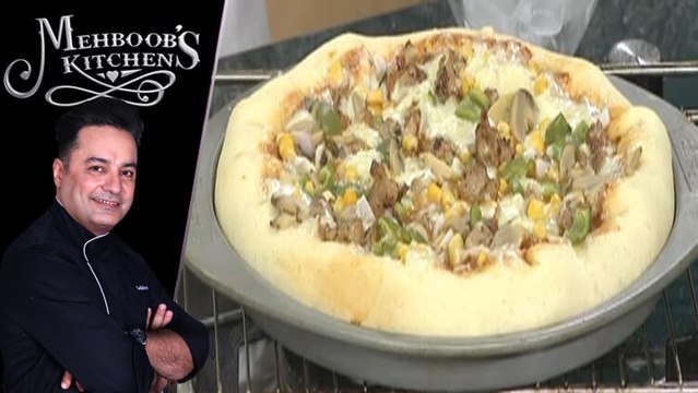 Crust Filled Pizza Recipe by Chef Mehboob Khan 22 May 2019