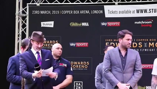 JOSHUA BUATSI v LIAM CONROY **FINAL** HEAD-TO-HEAD @ WEIGH-IN / EDWARDS v MORENO