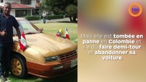 Pour rejoindre sa fille à New York, un Péruvien construit une VW Coccinelle en bois et traverse toute l’Amérique !