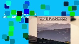 Any Format For Kindle  Unbranded by Ben Masters