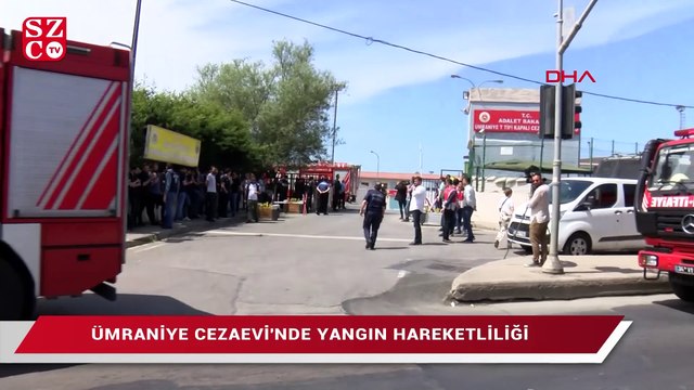 Ümraniye Kapalı Cezaevi’nde yangın paniği
