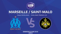 Finale Excellence Challenge Féminin U19 : Marseille / Saint-Malo - Dimanche 26 mai à 14h15