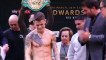 HEADLINE ACT! - CHARLIE EDWARDS v ANGEL MORENO **FINAL** HEAD-TO-HEAD @ WEIGH-IN