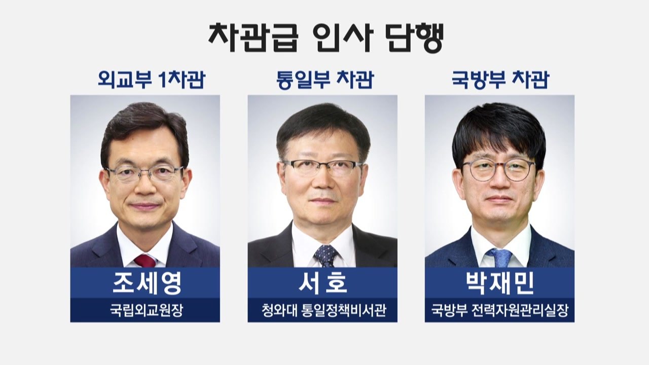 문 대통령, 외교·통일·국방 차관 동시 교체...차관급 9명 임명 / YTN