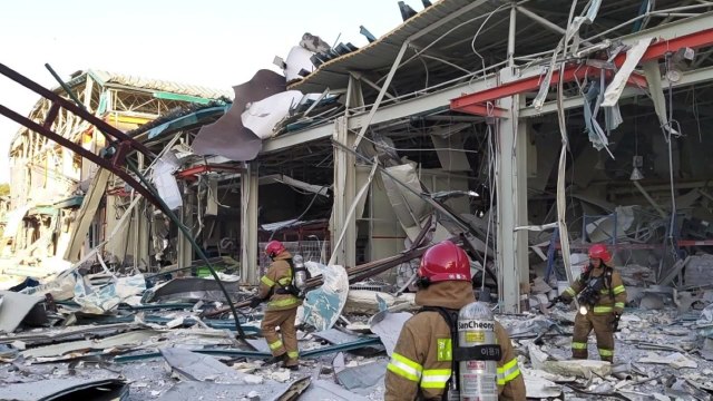 강릉 과학단지 수소탱크 폭발... 2명 사망 / YTN