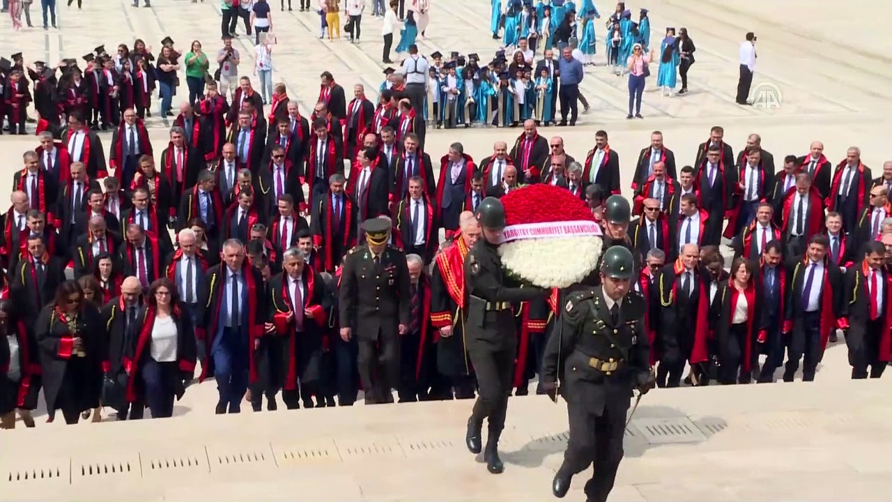 Yargıtay Cumhuriyet Başsavcısı Akarca'dan Anıtkabir ziyareti - ANKARA