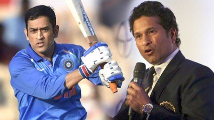 Télécharger la video: ICC Cricket World Cup 2019 : MS Dhoni Should Be India's No. 5, Says Sachin Tendulkar || Oneindia