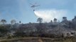 Bomberos de Zaragoza trabajan en extinción de un incendio forestal