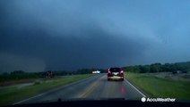 Large violent tornadoes spotted tearing through Oklahoma and Missouri