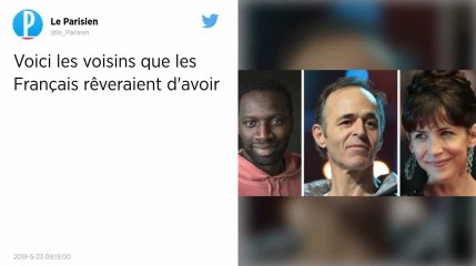 Sophie Marceau, Omar Sy et Jean-Jacques Goldman sont les voisins rêvés des Français