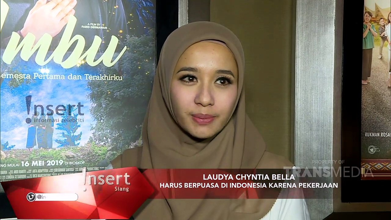 INSERT - Kerja di Bulan Ramadhan, Laudya Chyntia Bella Sedih Tidak Bisa Beribadah Lebih Serius