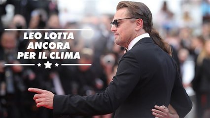 Leo DiCaprio porta a Cannes la sua causa preferita