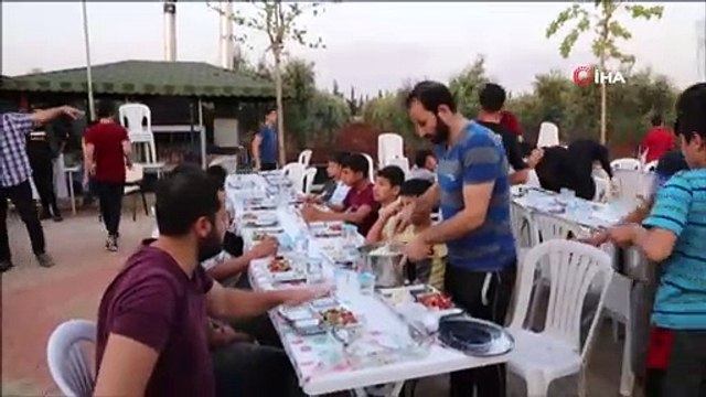 900 Suriyeli öğrenciye iftar ve sahur yemeği verildi
