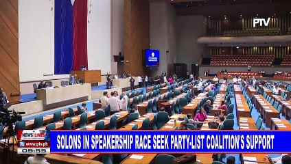 Solons in speakership race seek party-list coalition's support