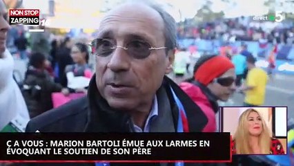 C à vous : Marion Bartoli fond en larmes en évoquant le soutien de son père (vidéo)