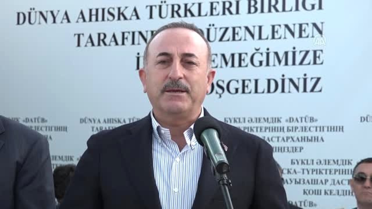 Çavuşoğlu: "Nerede Olursa Olsun, Ahıska Türklerine Destek Olacağız"
