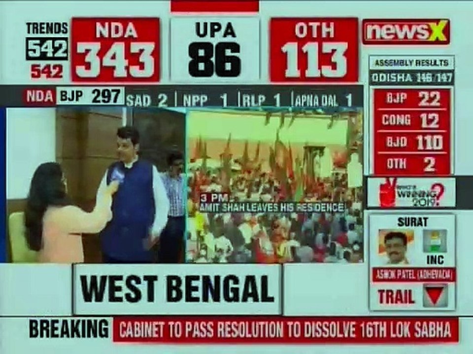 Lok Sabha Election Results 2019: Devendra Fadnavis on NDA clear Majority in Election Results 2019