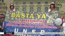Colombia: lideresas sociales exigen al gob. cumplir acuerdos de paz