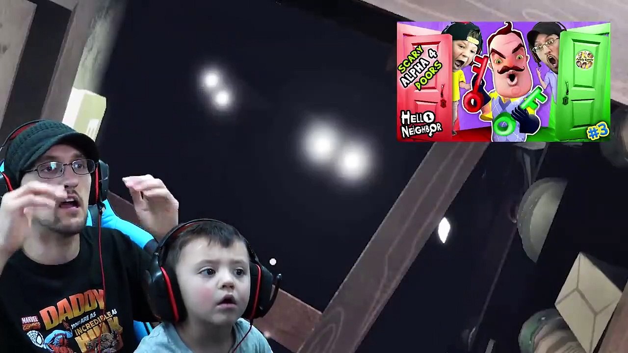 FGTeev HELLO NEIGHBORS Son is Evil Hide n Seek Finale turns into Amazing Frog 13