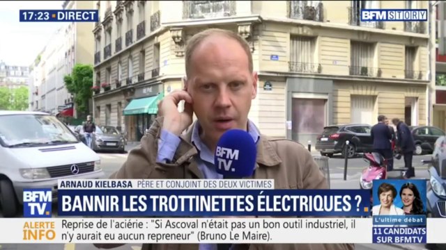 Une trottinette électrique percute sa femme et son bébé, il demande que les pouvoirs publics réagissent