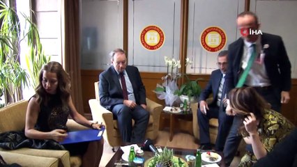 AB Türkiye Delegasyonu Başkanı Christian Berger Parlamento Muhabirleri Derneği'ni ziyaret etti