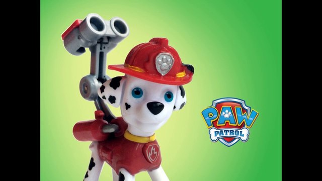 Paw Patrol Marshall Action Pack Pup and Badge by Nickelodeon - Unboxing Demo Review