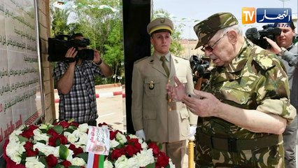 الفريق قايد صالح يشرف على تنفيذ تمرين "رماية مراقبة" بعين أميناس