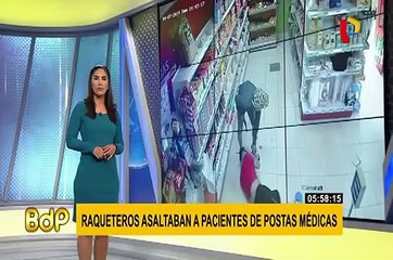 SJL: Capturan a raqueteros que asaltaban postas médicas