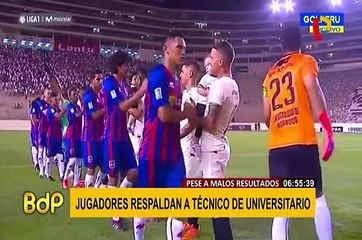 Universitario: jugadores respaldan a Córdova pese a malos resultados