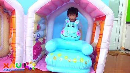 Peek A Boo Song #2 | Nursery Rhymes Kids Song by Xavi ABCKids - Xavi and Anna Play Hide and Seek