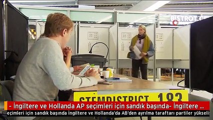 Скачать видео: - İngiltere ve Hollanda AP seçimleri için sandık başında- İngiltere ve Hollanda'da AB'den ayrılma...