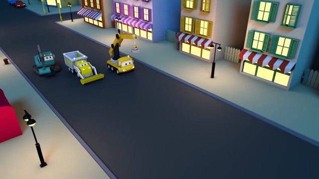 Dump Truck Crane & Excavator are the Construction Squad of Car City Cars Trucks Cartoons for Kids