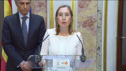 Ana Pastor (PP) pide que "se haga efectiva la suspensión" a los políticos presos