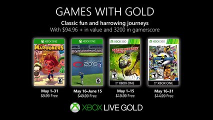 Xbox Games with Gold (May 2019)