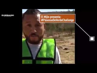 “El Mijis” lanza reto #PásenseDeVerdeChallenge para reforestación nacional
