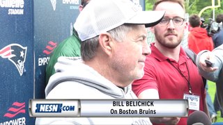 Bill Belichick, Julian Edelman Have Bruins Stanley Cup Fever