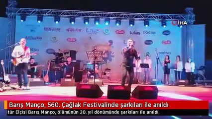 Barış Manço, 560. Çağlak Festivalinde şarkıları ile anıldı