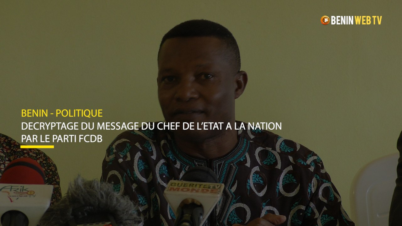 Bénin : FCDB fait en 7 points le décryptage du message du président Talon sur la crise électorale