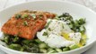 How to Make Roast Salmon with Asparagus Salad & Poached Egg