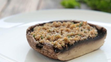 How to Make Roasted Stuffed Portobello Mushrooms