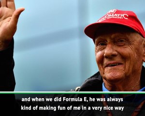 Formula E CEO pays tribute to 'legend' Lauda