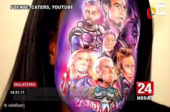 Maquilladora crea increíbles ilusiones ópticas en su rostro