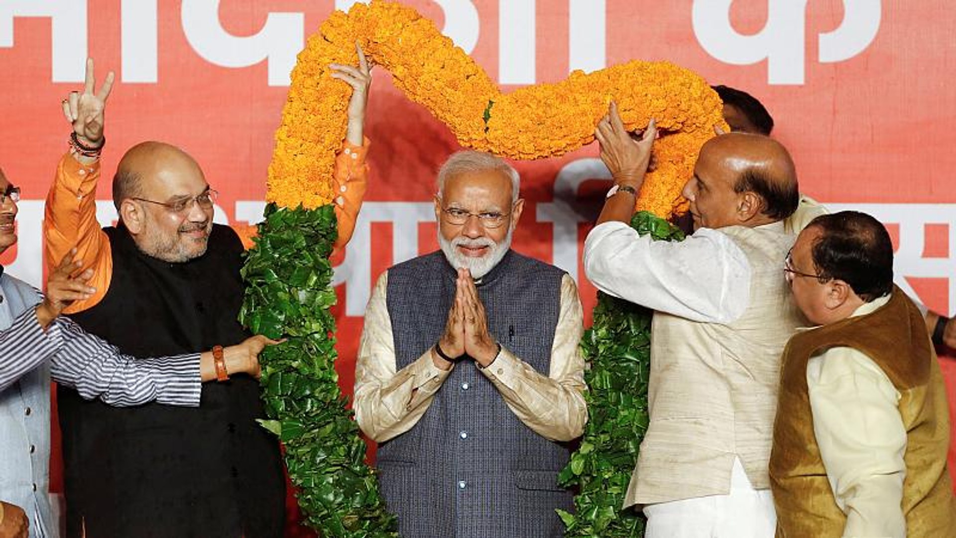 ⁣Убедительная победа Нарендры Моди