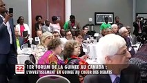 Forum Economoque Guinée-Canada, à Longueil : 