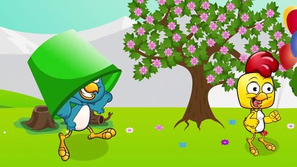 Gallina Pintadita comiendo dulces mágicos