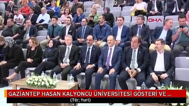 GAZİANTEP HASAN KALYONCU ÜNİVERSİTESİ GÖSTERİ VE SANAT MERKEZİ TÖRENLE AÇILDI