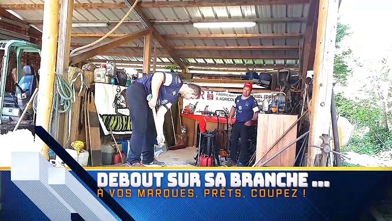 DNA - Séances d'entraînement de Loïc Voinson, 20 ans, sélectionné au championnat du monde de bûcheronnage (moins de 25 ans), qui a lieu ce samedi 25 mai 2019 en Suède