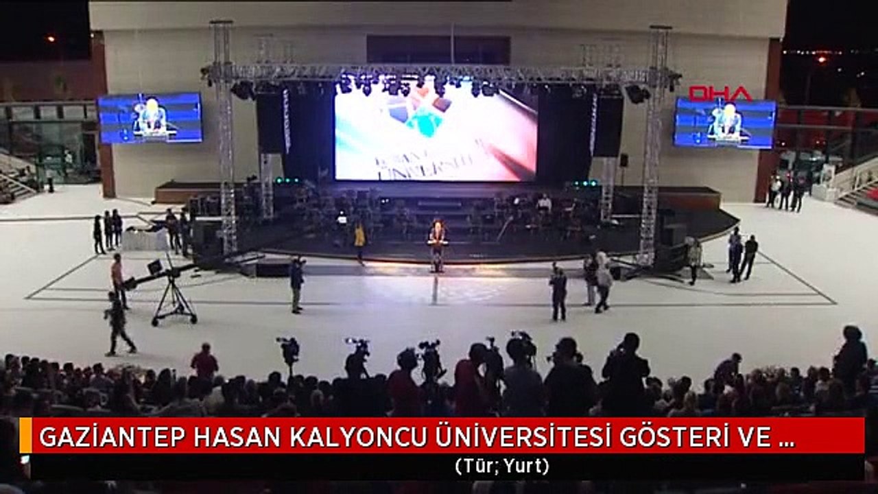 GAZİANTEP HASAN KALYONCU ÜNİVERSİTESİ GÖSTERİ VE SANAT MERKEZİ TÖRENLE AÇILDI-EK 1