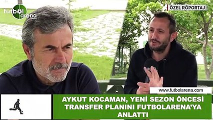 Aykut Kocaman, yeni sezon öncesi transfer planını FutbolArena'ya anlattı